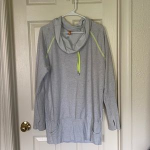 Women’s pull over cow neck hoodie